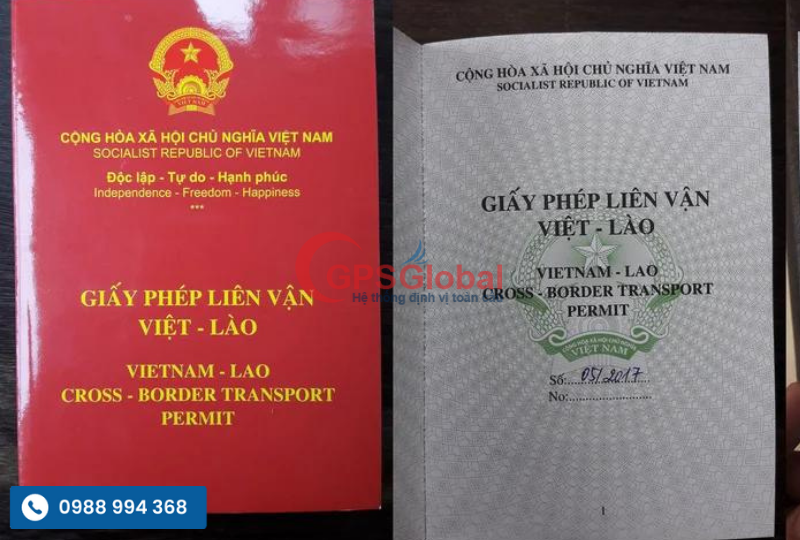 giấy phép liên vận Việt và Lào