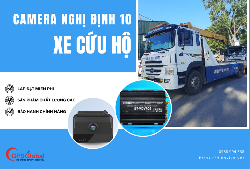 Camera nghị định 10 xe cứu hộ