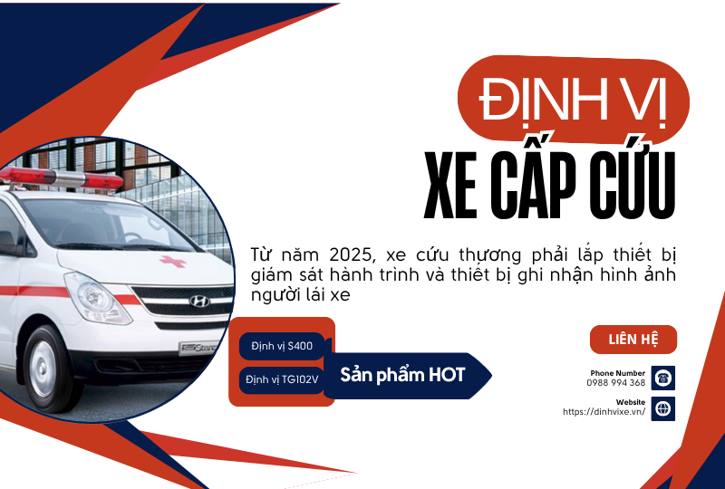 Định vị xe cứu thương