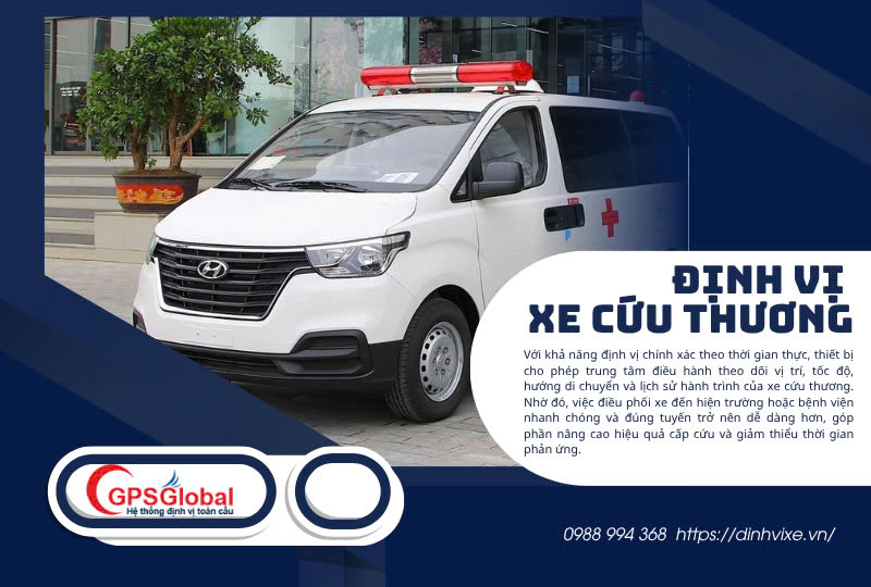 Định vị xe cứu thương