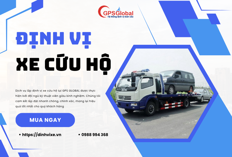 Định vị xe cứu hộ