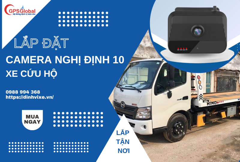 Camera nghị định 10 xe cứu hộ