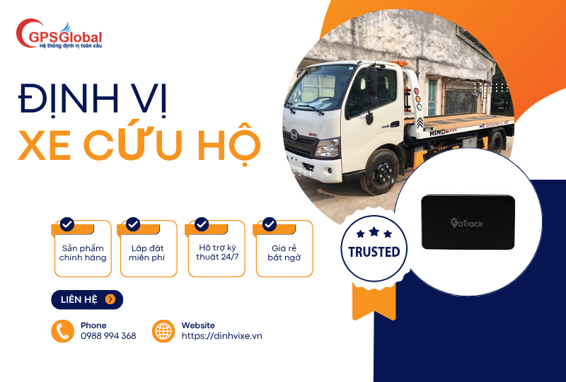 Định vị xe cứu hộ
