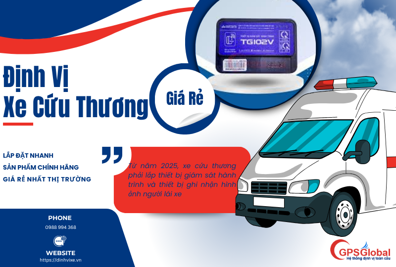 Định vị xe cứu thương